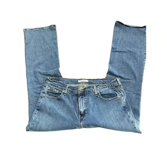 Levi's 515 Women's Blue Low Rise Bootcut Flare Leg Denim Jean 14 - Picture 6 of 6